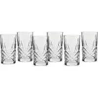 Echtwerk EW-TG-2807 Longdrink Gläser Set 6-TEILIG ca. 350ml, Verres, Transparent