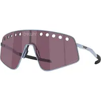 Oakley - Lunettes de soleil - Sutro TI Sweep Polished Stonewash Prizm Road Black en Titane - Gris