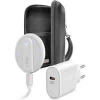 SBS Always on Charge KIT Casque, Smartphone, Smartwatch Blanc USB Recharge sans fil Charge rapide Intérieure