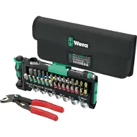 Wera Jeu De Clés à Cliquet Avec Embouts Et Douilles Tool-check Combi 1