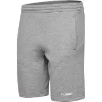 Hummel Pantalon de sport gris chiné / blanc