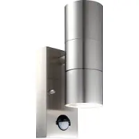 Globo Lighting Lampe murale Style Acier inoxydable avec capteur
