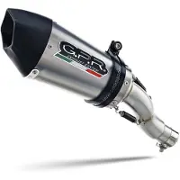 Gpr Exhaust Systems Gp Evo4 Titanium Yamaha Mt-25 250 2021-2024 E5 Conical Homologated Slip On Muffler Argenté Homologated