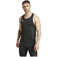 Adidas T-Shirt fonctionnel 'Adizero' noir / blanc