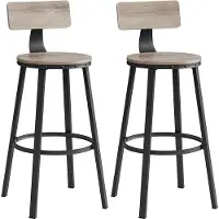 Vasagle Tabourets De Bar, Chaises De Cuisine En Métal, Chaises Hautes