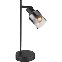 Globo Lampe de table 54308T Hubertus E14 40 W noir/verre cuivré