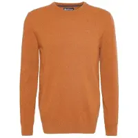 Barbour pour homme. MKN0345 Pull Essential orange (XXL), Casuel, Laine, Polyester
