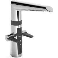 Hansa world of office SPT-EH Mélangeur monotrou HANSAFIT Hybrid DN 15 vanne d'arrêt électrique vc