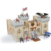 Papo Château du chevalier - 58 x 30 x 40,5 cm - - UneTaille - Figurine de Jeu