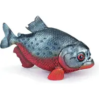 Papo Figurine WILD ANIMAL KINGDOM, 50253 Piranha, multicolore