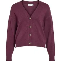 Vila Cardigan 'Viril' aubergine