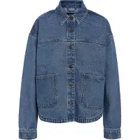 Noisy May Chemise en jean de - NMKETTIE L/S REG VI557MB NOOS - Veste en Jean - XS - XL - pour Femme - bleu - Taille S