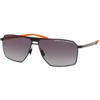 Porsche Design P8977 Square Sunglasses Noir Smoke Gradient/CAT3 Homme