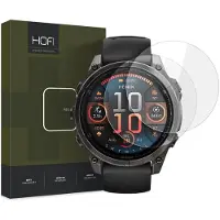 Hofi GLASS PRO+ PANZERGLAS 2ER-PACK FÜR GARMIN FENIX 8 / 8 PRO (47 MM) KLAR, Film de protection pour smartwatch, Transparent