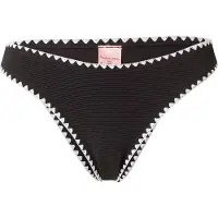 Hunkemoller Bas de bikini 'Kenya' noir / blanc