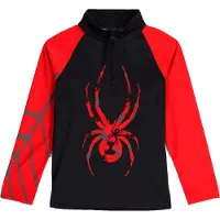 Spyder Bug Half Zip Sweatshirt Rouge,Noir 3 Years Enfants