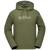 Volcom Essential Hoodie Vert S Homme