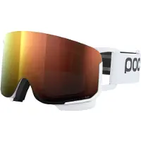 POC Nexal Wide Fit Ski Goggles Blanc Partly Sunny Orange/CAT2