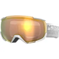 Marker 16:10+ Polarized Ski Goggles Blanc Gold Mirror CS/CAT3+Clarity Mirror/CAT1