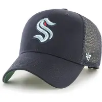47 Brand Nhl Seattle Kraken Branson Mvp Cap Bleu Homme
