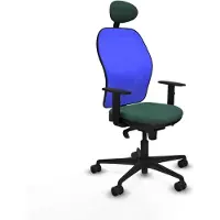 Piqueras Y Crespo Chaise de bureau avec appui-tête Jorquera 1D036N1 vert
