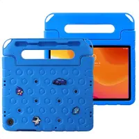 IMoshion Coque kidsproof avec poupées amovibles pour Samsung Galaxy Tab A11 Plus / A9 Plus - Bleu