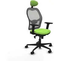 Piqueras Y Crespo Chaise de bureau avec appuie-tête 2D036N1 couleur pistache