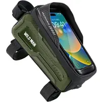 WildmanT Wildman Etui/Uchwyt Rowerowy M20Sakwa Na Ramę Zielone/Green