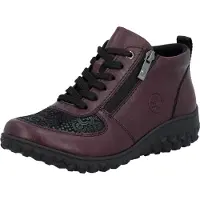 Rieker Bottes à lacets doublées à froid en rouge, taille 39