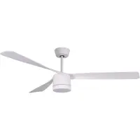 Beacon Ventilateur de plafond blanc avec lampe Peregrine Ø142cm