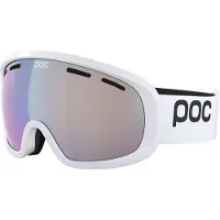 POC Fovea Mid Wide Fit Photochromic Ski Goggles Blanc Changeable Sky Blue/CAT1-3