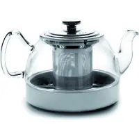 Ibili Glass With Induction Filter Teapot 1200l Argenté