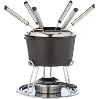 kela Service à Fondue Kela Comore Black (pour 6 personnes) 800ml