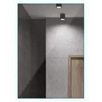 Tulup (60x40 cm) Miroir De Salle De Bain LED Rectangulaire Lumière Froide Installation Murale Verticale Ou Horizontale