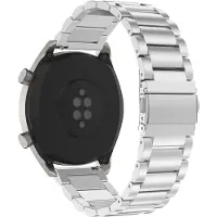 INF Bracelet en acier inoxydable pour Huawei Watch GT4 45 mm/Watch 4 Pro 20 mm/42 mm Silver