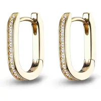 Jette Creolen ENDLESS, (Argent 925)