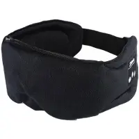INF Masque de sommeil avec écouteurs Bluetooth 5.0 Noir Black
