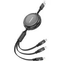 Usorteret 3w1 X113 1.1M Czarny Cable (1.10 m)