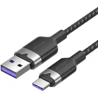 Vention Câble Usb 2.0 A vers Usb-C 6A Ctobh 2M (Noir)