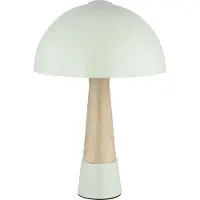 Globo Lampe de table unique Paulin Ø 25cm vert