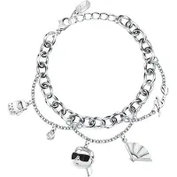 Karl Lagerfeld Klayd12 Bracelet Argenté Femme