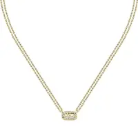 Karl Lagerfeld Klayc12 Necklace Doré Femme