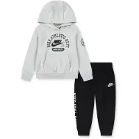 Nike Kids P.eft Po Long Sleeve Set Noir,Gris 3-4 Years Enfants