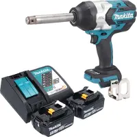 Makita Clé à chocs sans fil DTW 1005 RF 18 V 1360 Nm 3/4" Brushless + 2 batteries 3,0 Ah + chargeur