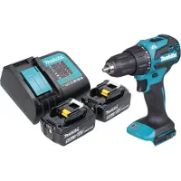 Makita Perceuse à percussion sans fil DHP 490 ST 18 V 65 Nm Brushless + 2 batteries 5,0 Ah + chargeur