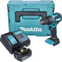 Makita Perceuse-visseuse sans fil DDF 490 SF1J 18 V 65 Nm 1/2" Brushless + 1 batterie 3,0 Ah + chargeur + Makpac