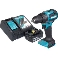 Makita Perceuse-visseuse sans fil DDF 490 RT1 18 V 65 Nm 1/2" Brushless + 1 batterie 5,0 Ah + chargeur