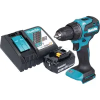 Makita Perceuse-visseuse sans fil DDF 490 RF1 18 V 65 Nm 1/2" Brushless + 1 batterie 3,0 Ah + chargeur