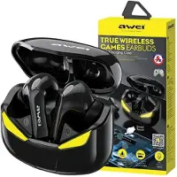 Awei Casque Bluetooth 5.0 T35 Tws+ Docking Station Gaming Noir/Noir