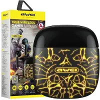 Awei Casque Bluetooth 5.0 T28 Pro Tws+ Docking Station Noir/Noir